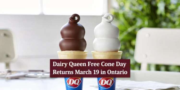 Dairy Queen Free Cone Day Returns to Ontario on March 19 dairy queen free cone day returns march 19 in ontario