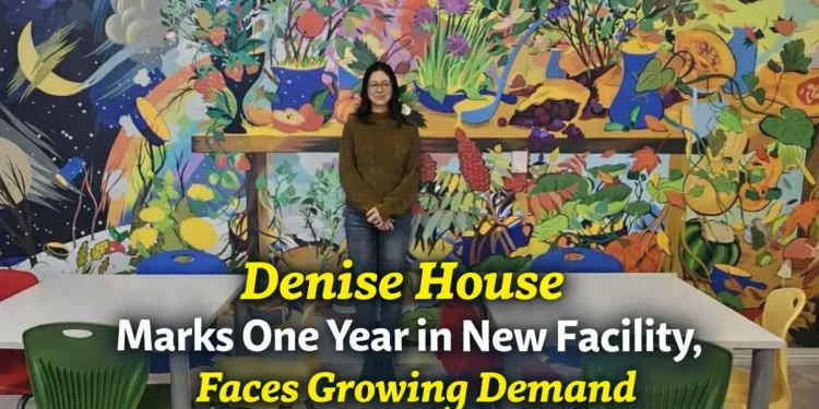 denise house marks one year in new facility, faces growing demand