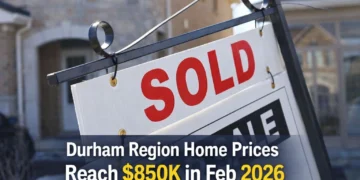 durham region home prices reach $850k in feb 2026