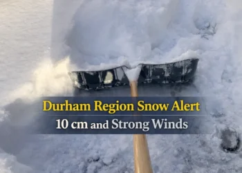 durham region snow alert 10 cm and strong winds