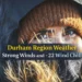 durham region weather strong winds and 22 wind chill