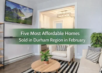 five most affordable homes sold in durham region in february