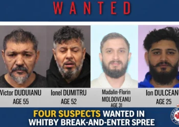 four suspects wanted in whitby break and enter spree