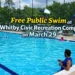 free public swim at whitby civic recreation complex on march 29