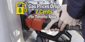 gas prices drop 7 cents in toronto area