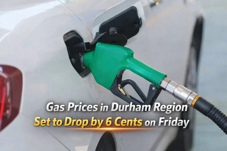 gas prices in durham region set to drop by 6 cents on friday