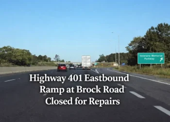 Highway 401 Eastbound Ramp at Brock Road to Close for Emergency Repairs highway 401 eastbound ramp at brock road closed for repairs