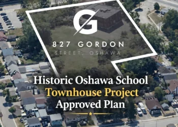 historic oshawa school townhouse project approved plan