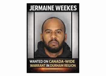 jermaine weekes wanted on canada wide warrant in durham region