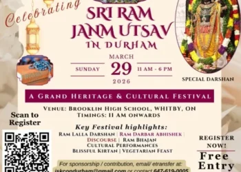 join sri ram janm utsav 2026 celebration in whitby on march 29