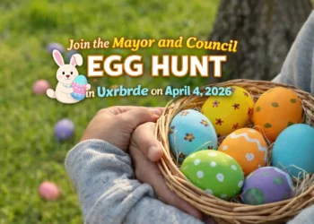 join the mayor and council egg hunt in uxbridge on april 4, 2026