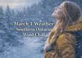 March 1 Weather: Sunshine Returns with -23 C Wind Chills Across Southern Ontario march 1 weather southern ontario wind chill