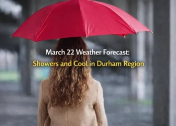 march 22 weather forecast showers and cool in durham region