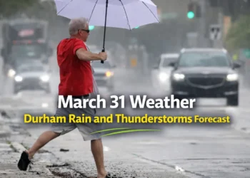 march 31 weather durham rain and thunderstorms forecast
