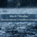 march 7 weather thunderstorms in southern ontario