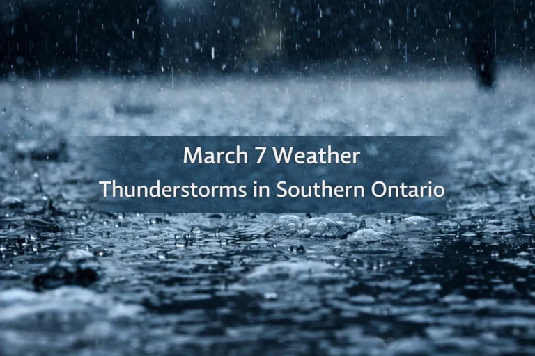 march 7 weather thunderstorms in southern ontario