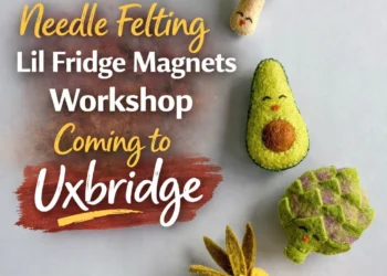 needle felting lil fridge magnets workshop coming to uxbridge