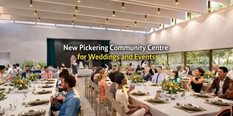 new pickering community centre to host weddings and large events this spring