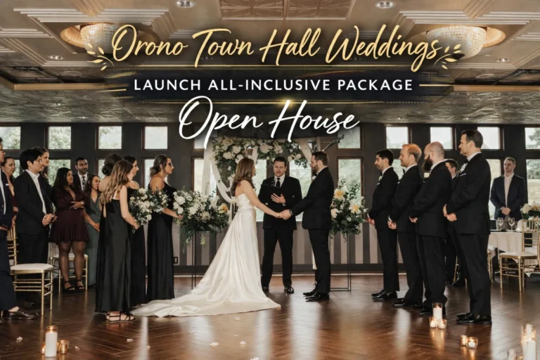 orono town hall weddings launch all inclusive package open house