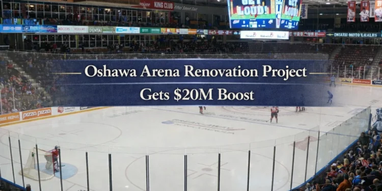oshawa arena renovation project gets $20m boost