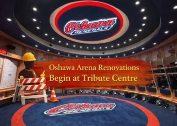 oshawa arena renovations begin at tribute centre
