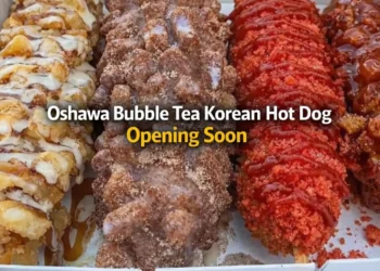 oshawa bubble tea korean hot dog opening soon