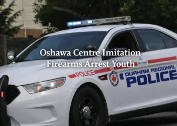oshawa centre imitation firearms arrest youth