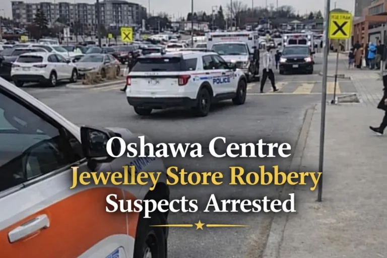 oshawa centre jewelry store robbery suspects arrested