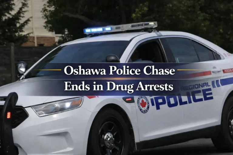 oshawa police chase ends in drug arrests