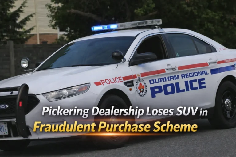 pickering dealership loses suv in fraudulent purchase scheme