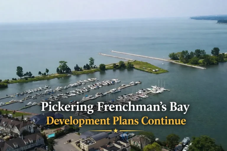 pickering frenchman’s bay development plans continue