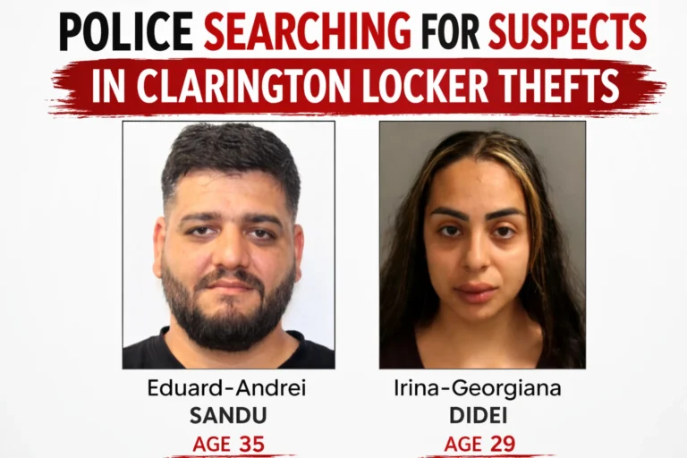 police searching for suspects in clarington locker thefts