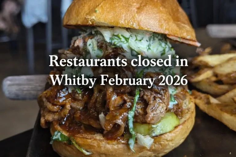 restaurants closed in whitby february 2026