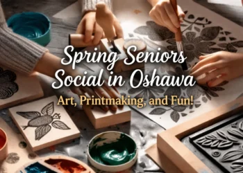 Spring Seniors Social: A Creative Afternoon for Seniors in Oshawa spring seniors social in oshawa – art, printmaking, and fun!
