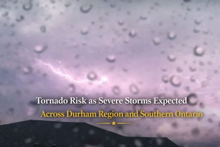 tornado risk as severe storms expected across durham region and southern ontario