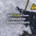 up to 15 cm of snow forecast for southern ontario
