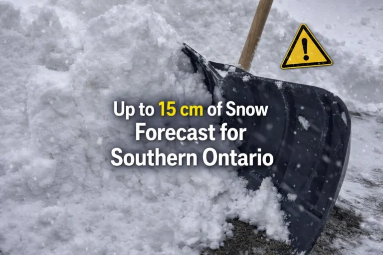 up to 15 cm of snow forecast for southern ontario