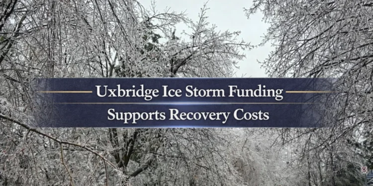 uxbridge ice storm funding supports recovery costs