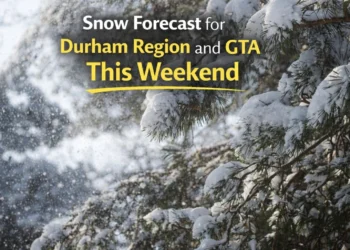 weekend weather snow expected across southern ontario including durham region