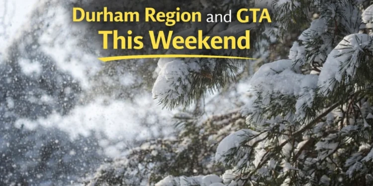 weekend weather snow expected across southern ontario including durham region