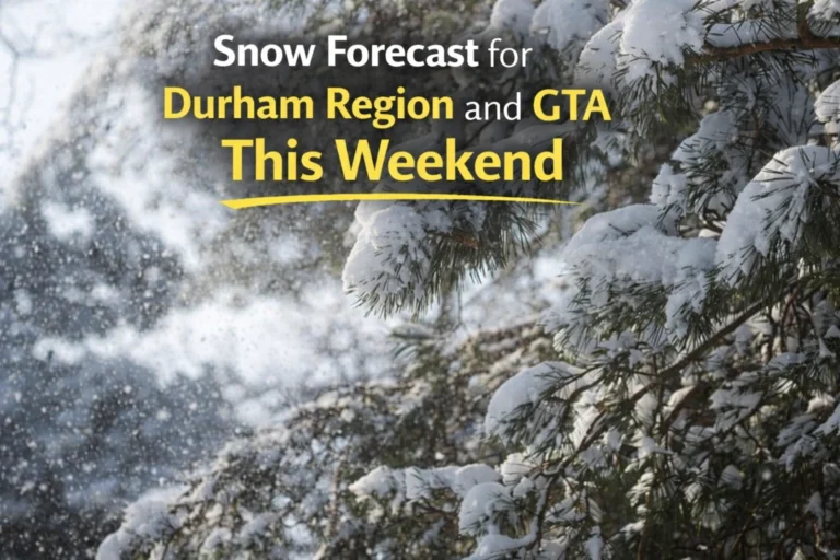 weekend weather snow expected across southern ontario including durham region