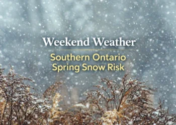 weekend weather southern ontario spring snow risk