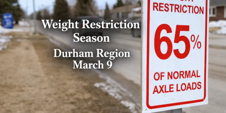 weight restriction season durham region march 9