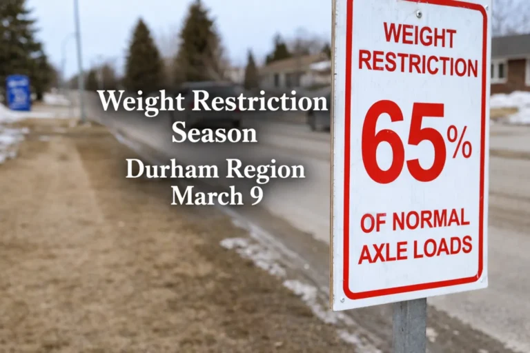 weight restriction season durham region march 9