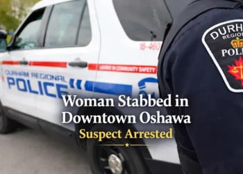 woman stabbed in downtown oshawa suspect arrested