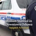 Woman Stabbed in Downtown Oshawa Suspect Arrested by Police woman stabbed in downtown oshawa suspect arrested