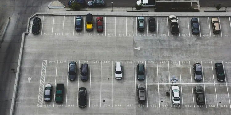 parking lot unsplash
