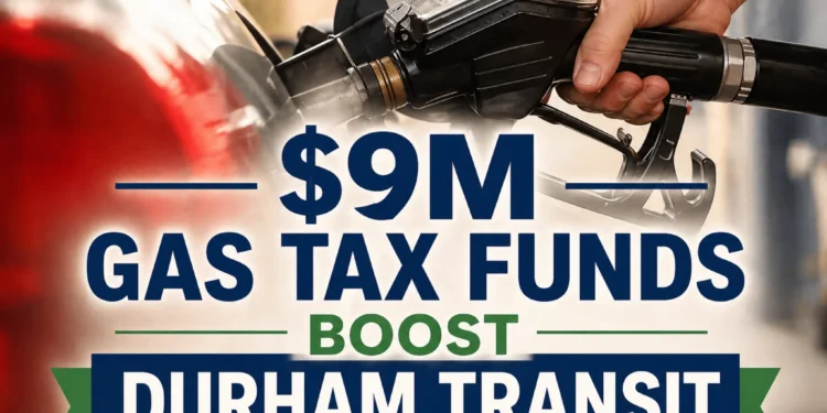 $9m gas tax funds boost durham transit