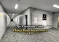 ajax community centre change room service notice
