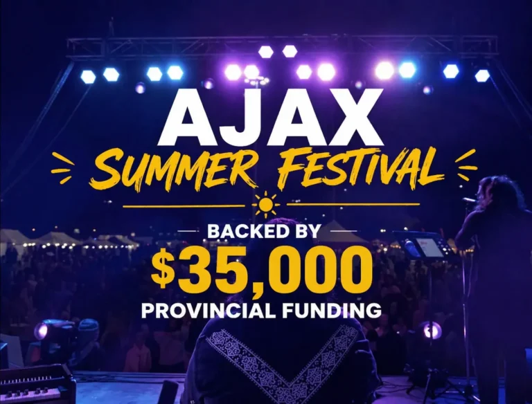 ajax summer festival backed by $35,000 provincial funding